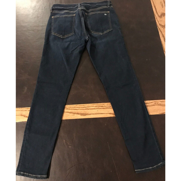 Rag & Bone Women's Cate Mid-Rise Ankle Skinny Carmen Color Jeans - Size 27 - Picture 3 of 13